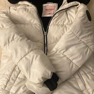 Juicy Couture White Puffer Jacket